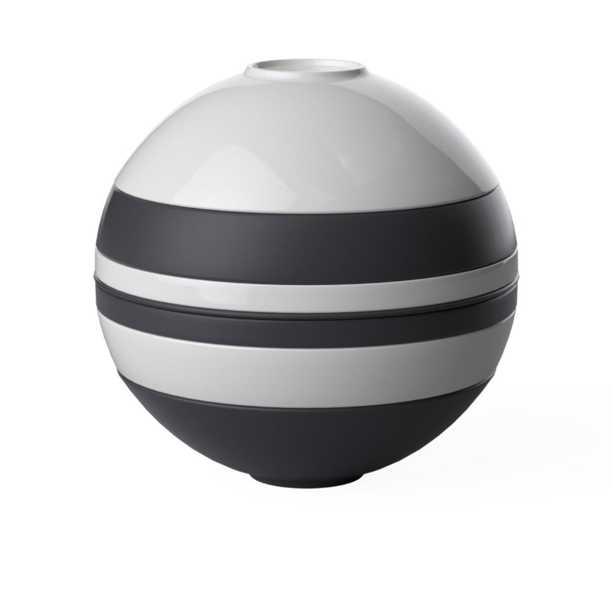 Villeroy & Boch - Iconic La Boule Black & White 7 piece tablesetting for two