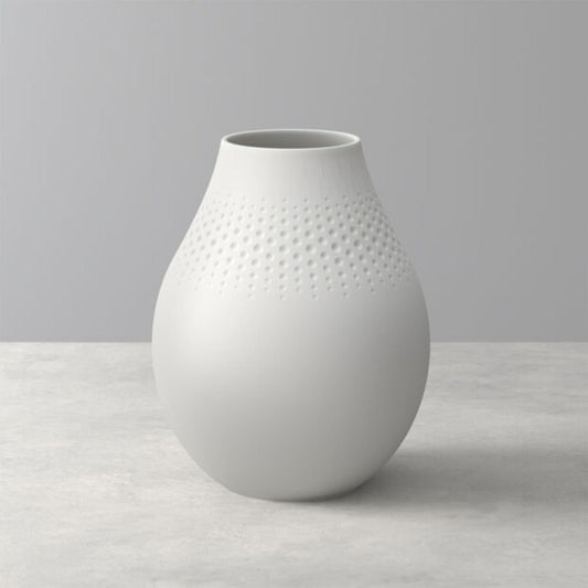 Villeroy & Boch - Manufacture Collier blanc Vase Perle tall Vase
