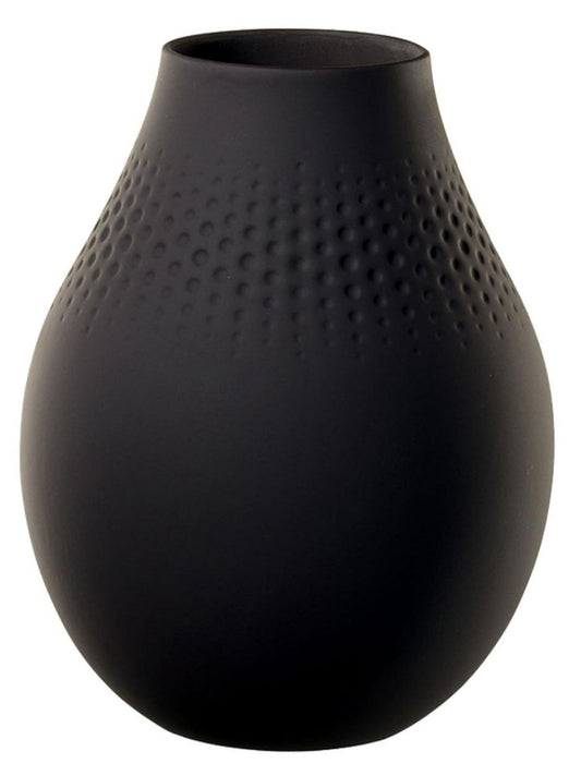 Villeroy & Boch - Manufacture Collier noir Vase Perle tall Vase