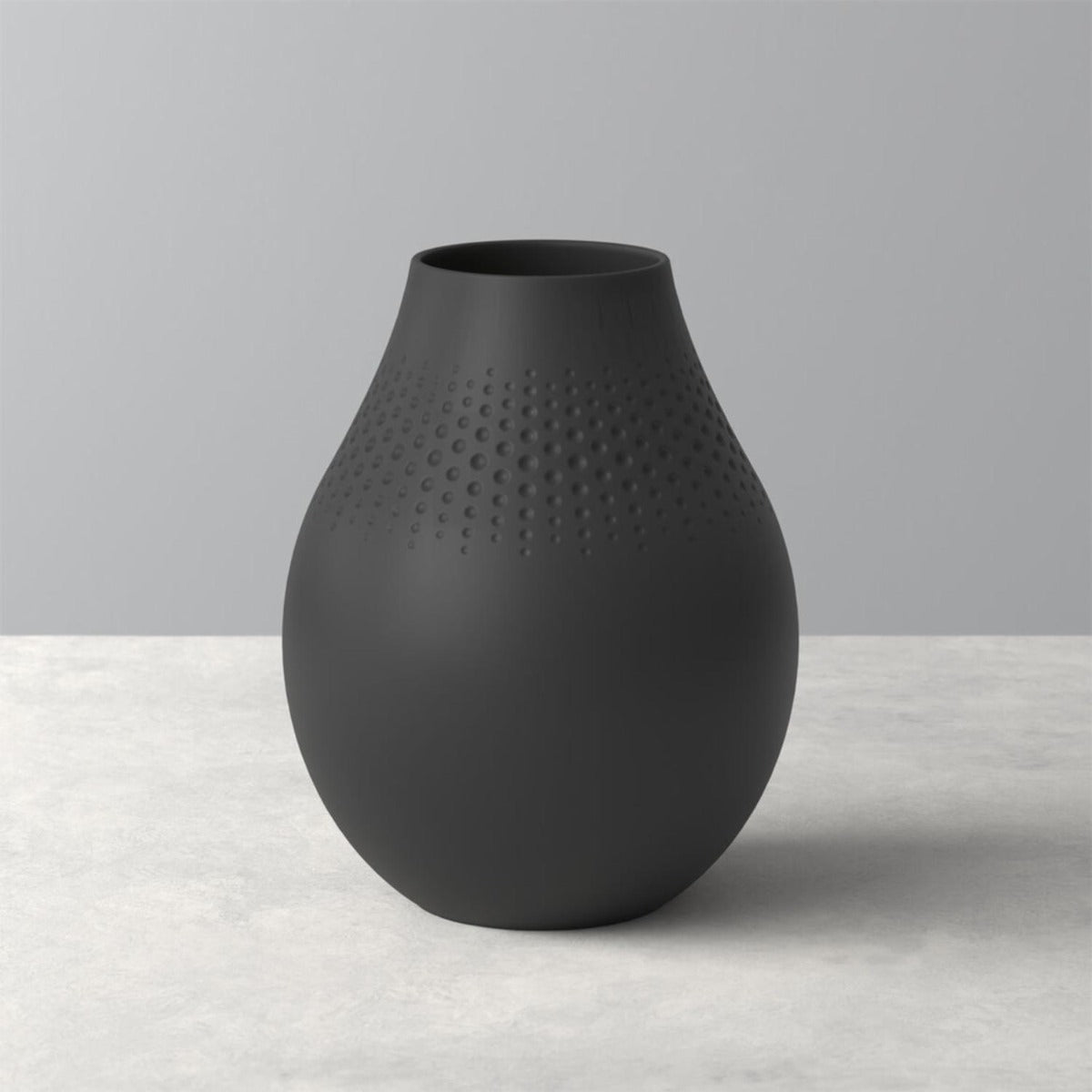 Villeroy & Boch - Manufacture Collier noir Vase Perle tall Vase