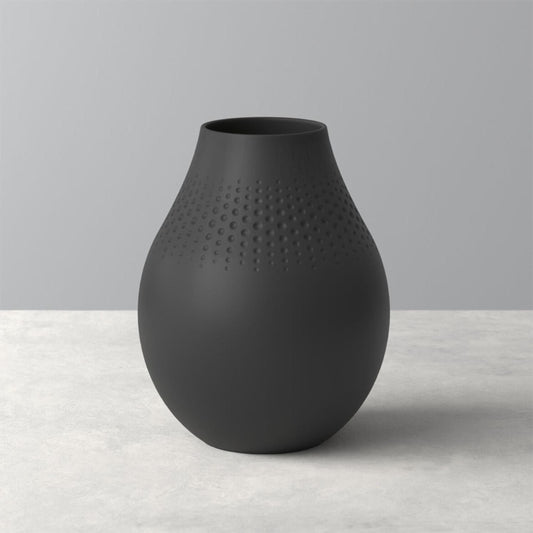 Villeroy & Boch - Manufacture Collier noir Vase Perle tall Vase