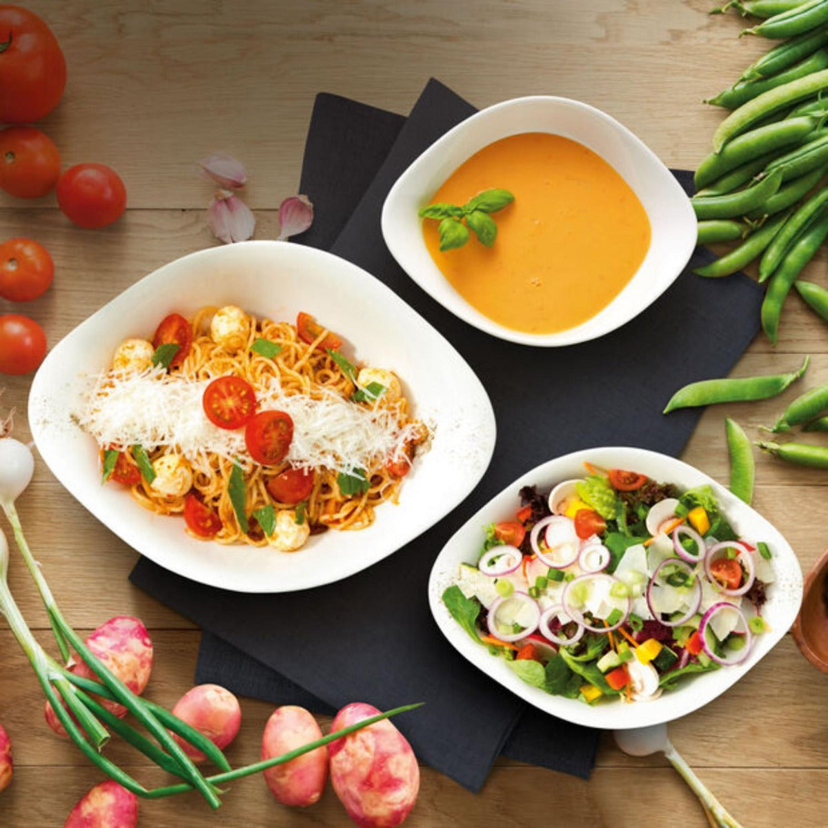 Villeroy & Boch - Vapiano trio bowl 6 piece set