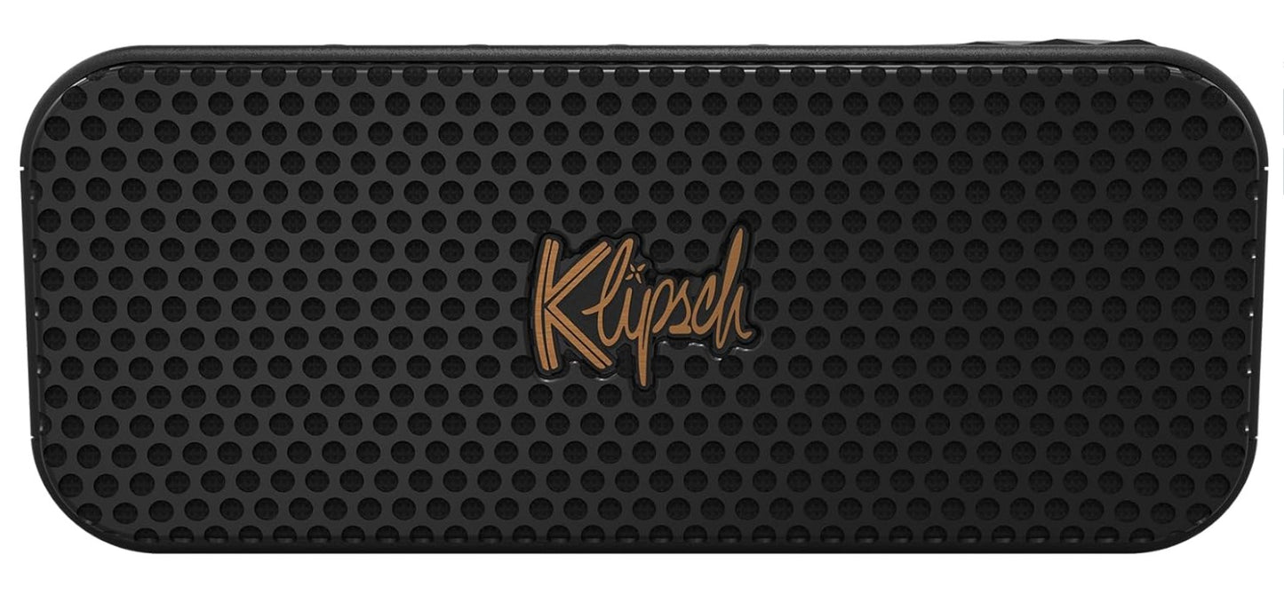 Klipsch Nashville Portable Bluetooth Speaker 10 Watts RMS 12 Hr Battery Life - Black