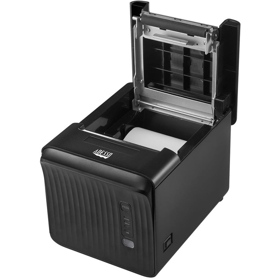 Adesso NuPrint 330 Direct Thermal Printer Network Interface, 3.15"Print Width, USB/Serial/Ethernet, Shock & Splash Proof, Receipt Printing, Windows/Android/iOS Compatible - NUPRINT 330 (1  Year Warranty)