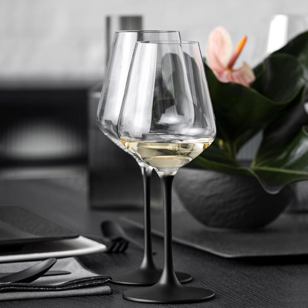 Villeroy & Boch - Manufacture Rock Red wine goblet set 4pcs