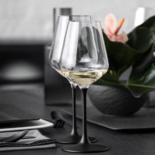 Villeroy & Boch - Manufacture Rock White wine goblet set 4pcs