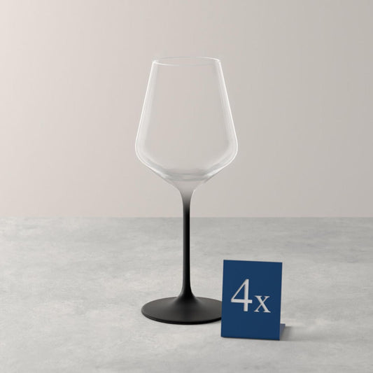 Villeroy & Boch - Manufacture Rock White wine goblet set 4pcs