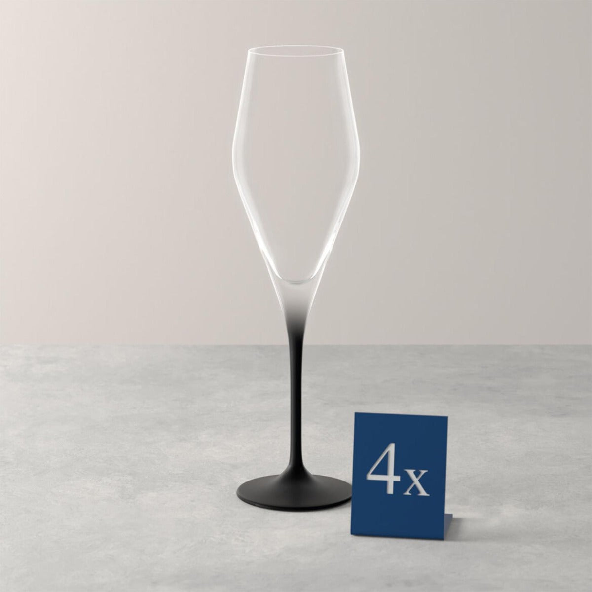 Villeroy & Boch - Manufacture Rock Champagne flute set 4pcs