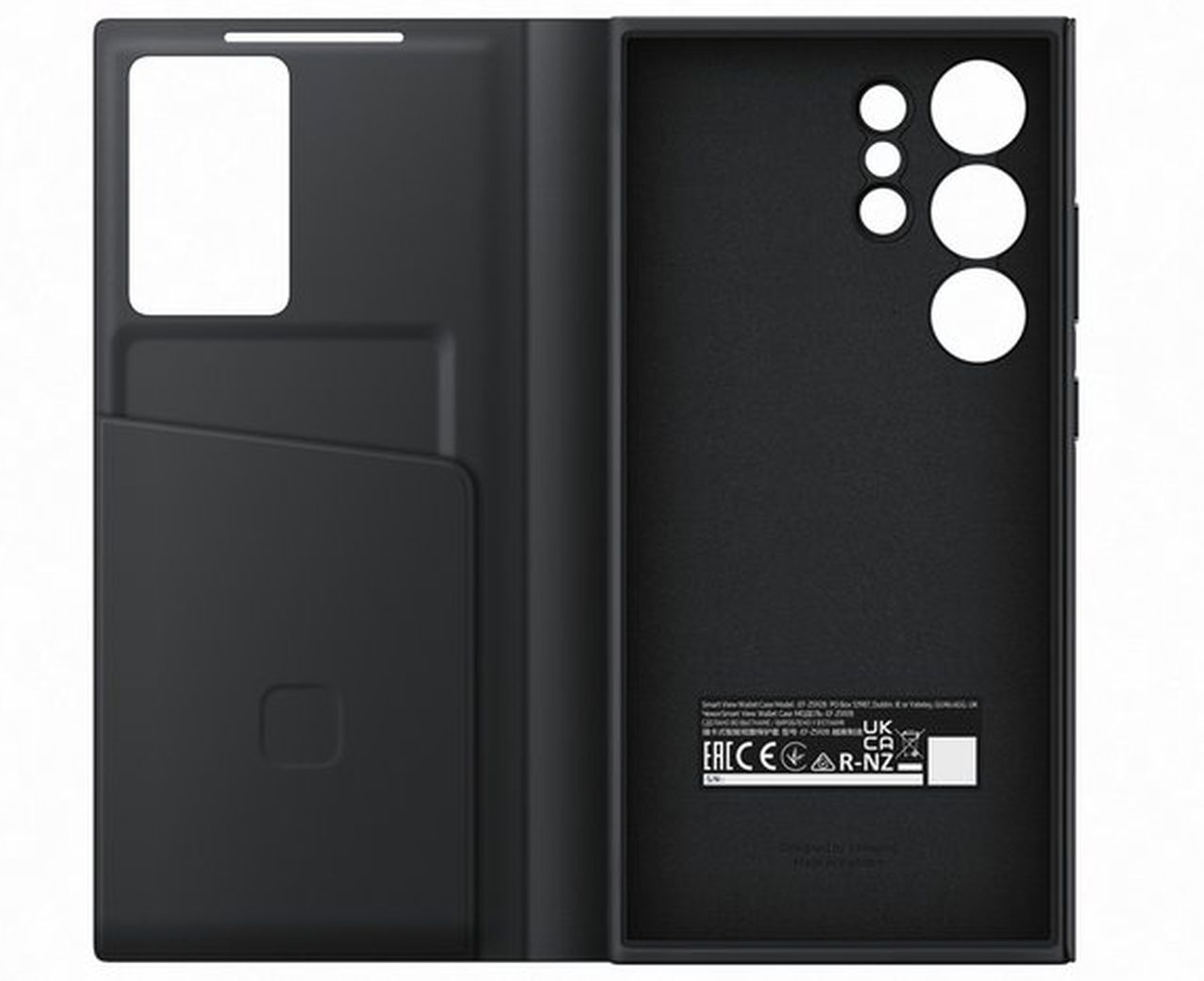 Samsung Galaxy S24 Ultra Smart View Wallet Case - Black