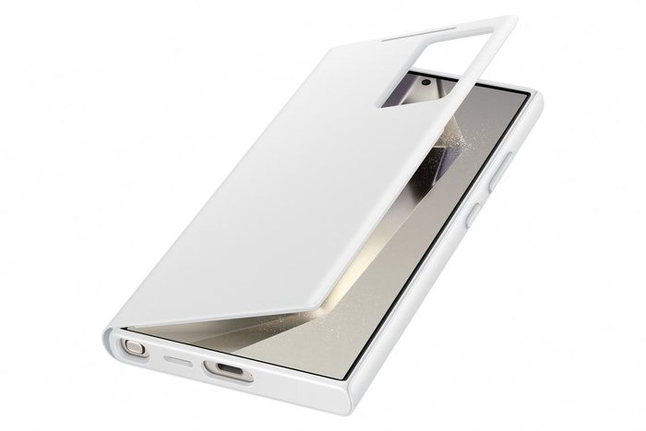Samsung Galaxy S24 Ultra Smart View Wallet Case - White
