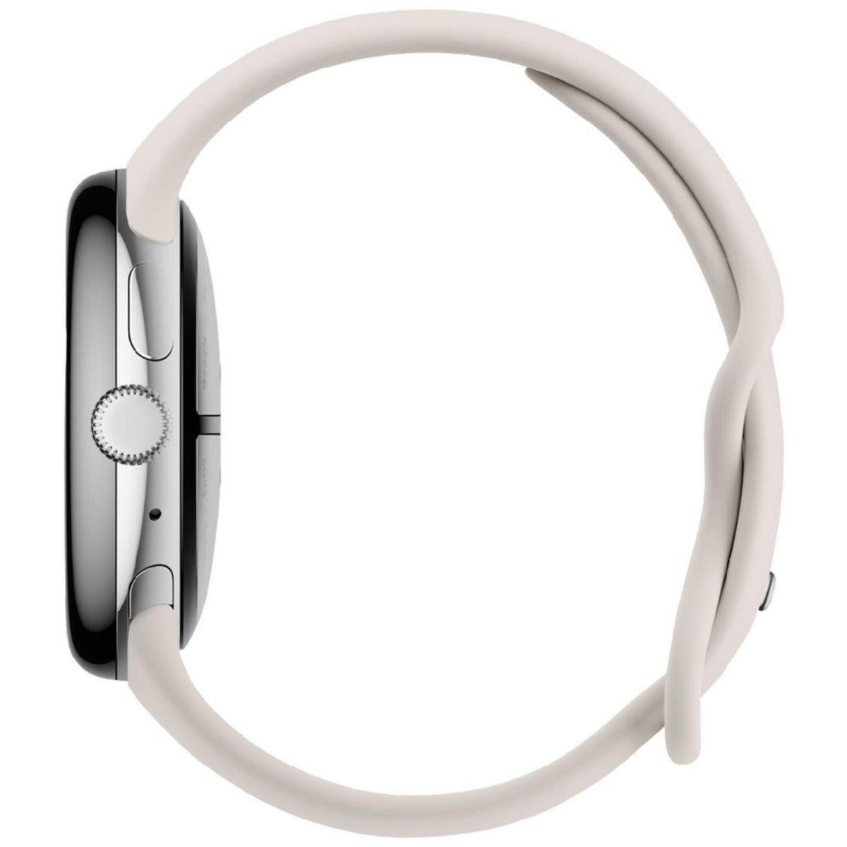 Google - Pixel Watch 3 45MM WIFI - Silver/Porcelain