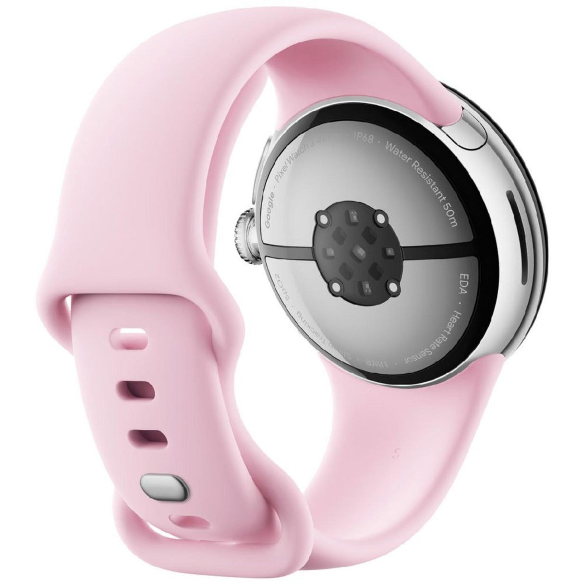 Google - Pixel Watch 3 41MM WI-FI - Silver/Rose Quartz