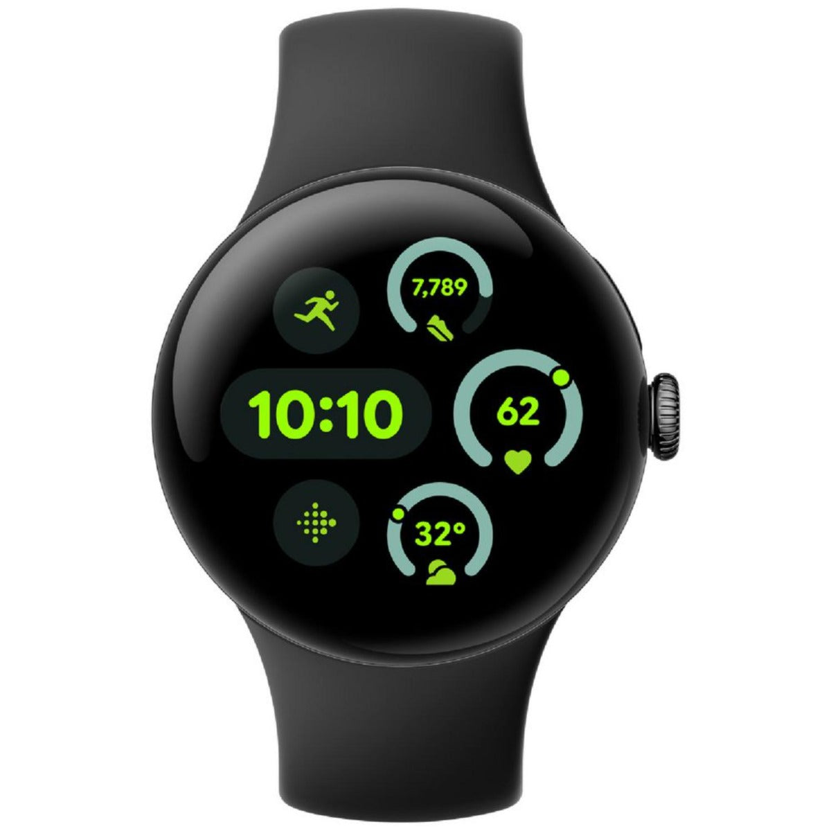 Google - Pixel Watch 3 41MM WI-FI - Black/Obsidian