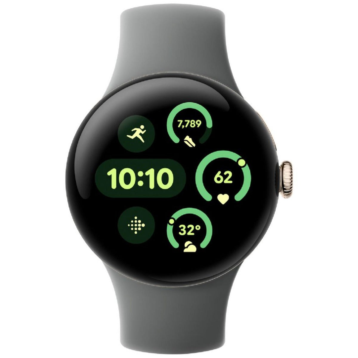 Google - Pixel Watch 3 41MM WI-FI - Champagne Gold/Hazel
