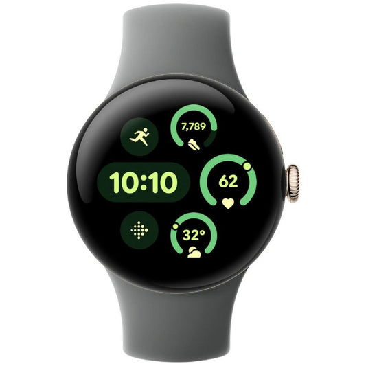 Google - Pixel Watch 3 41MM WI-FI - Champagne Gold/Hazel