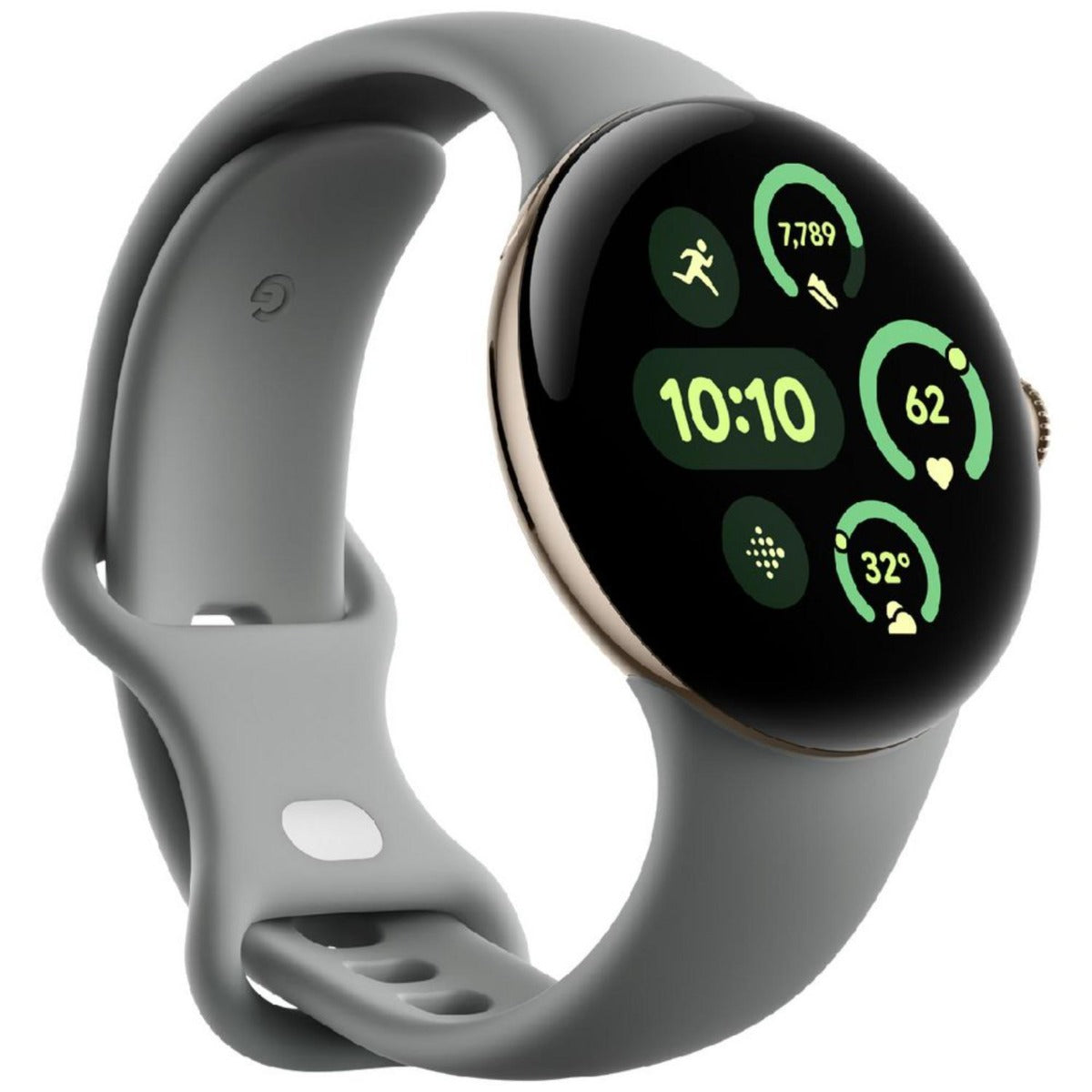 Google - Pixel Watch 3 41MM WI-FI - Champagne Gold/Hazel