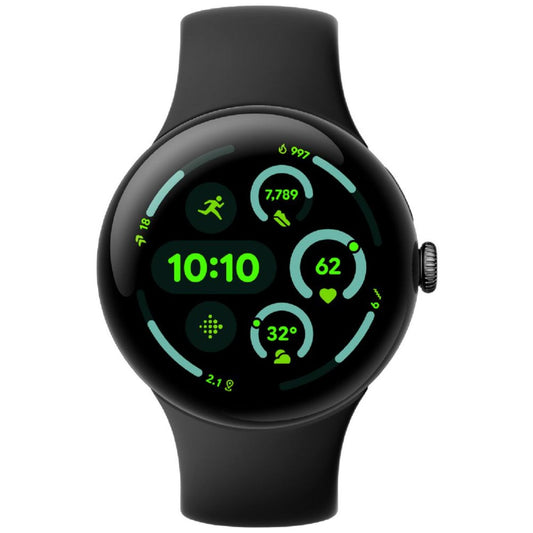 Google - Pixel Watch 3 45MM WIFI - Black/Black