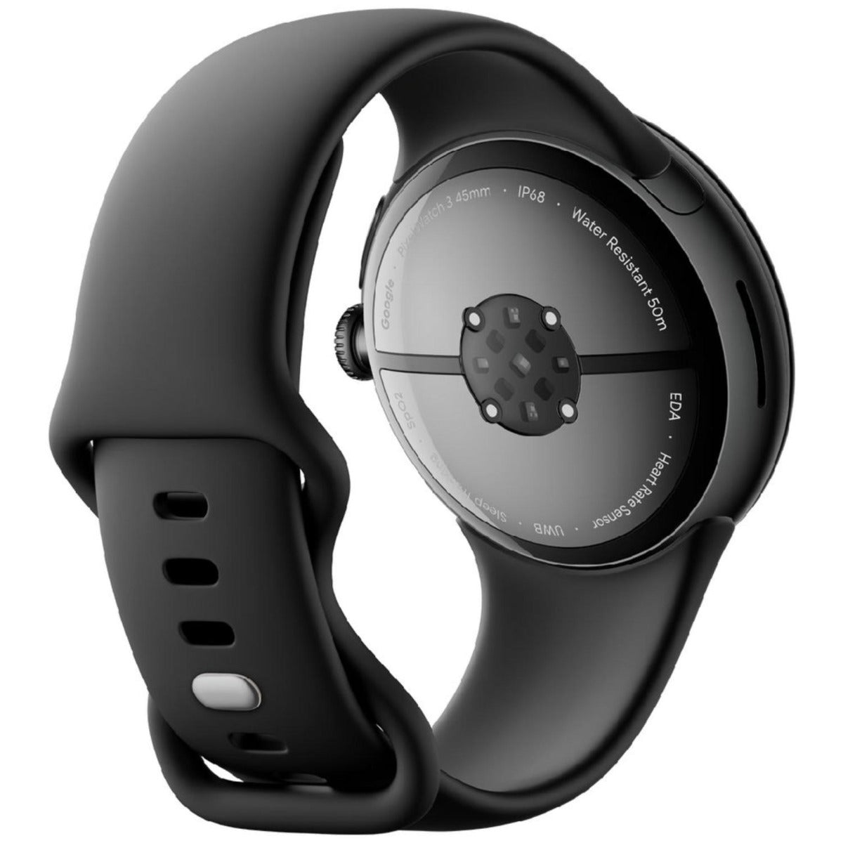 Google - Pixel Watch 3 45MM WIFI - Black/Black