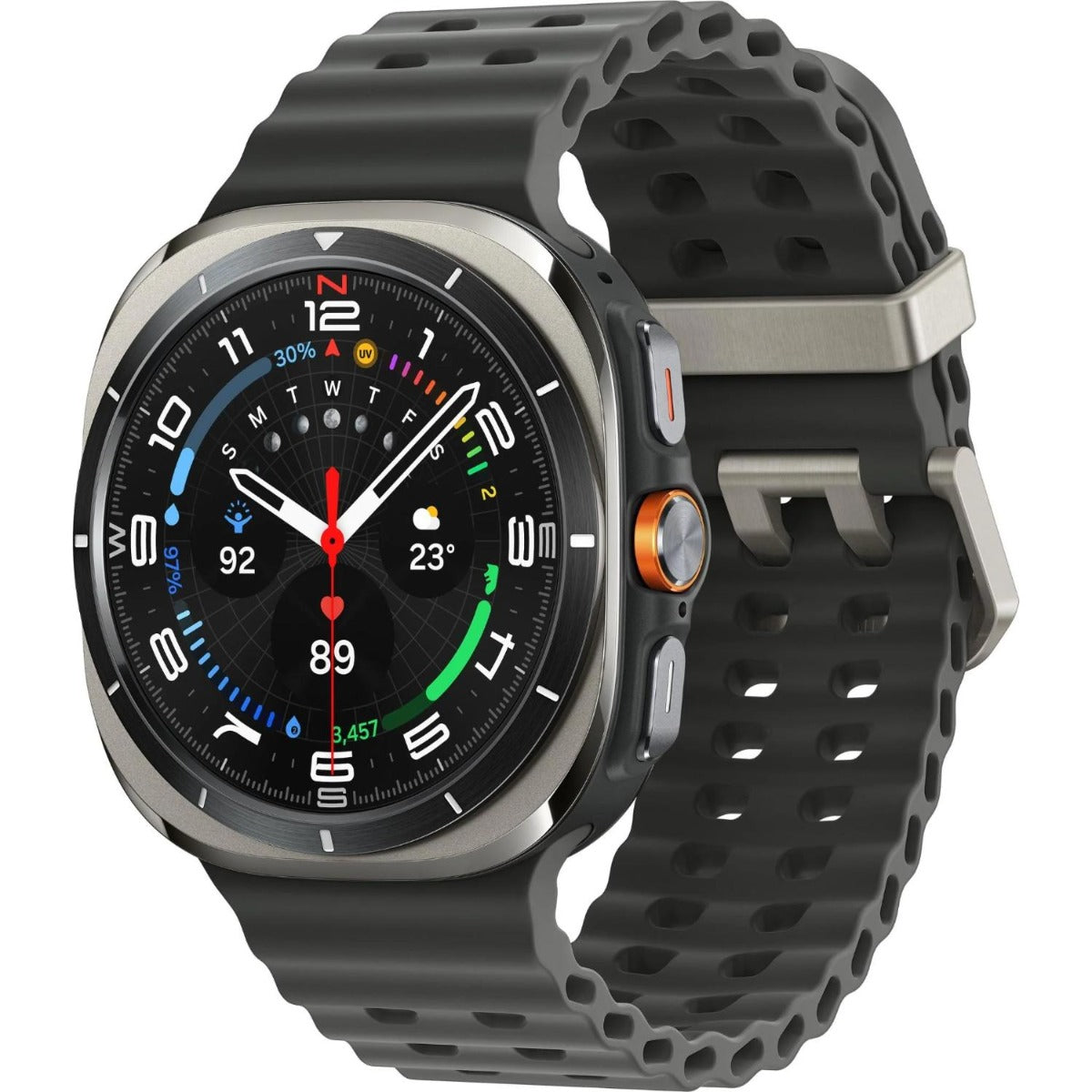Samsung - 47mm Galaxy Watch Ultra 2025 LTE - Silver