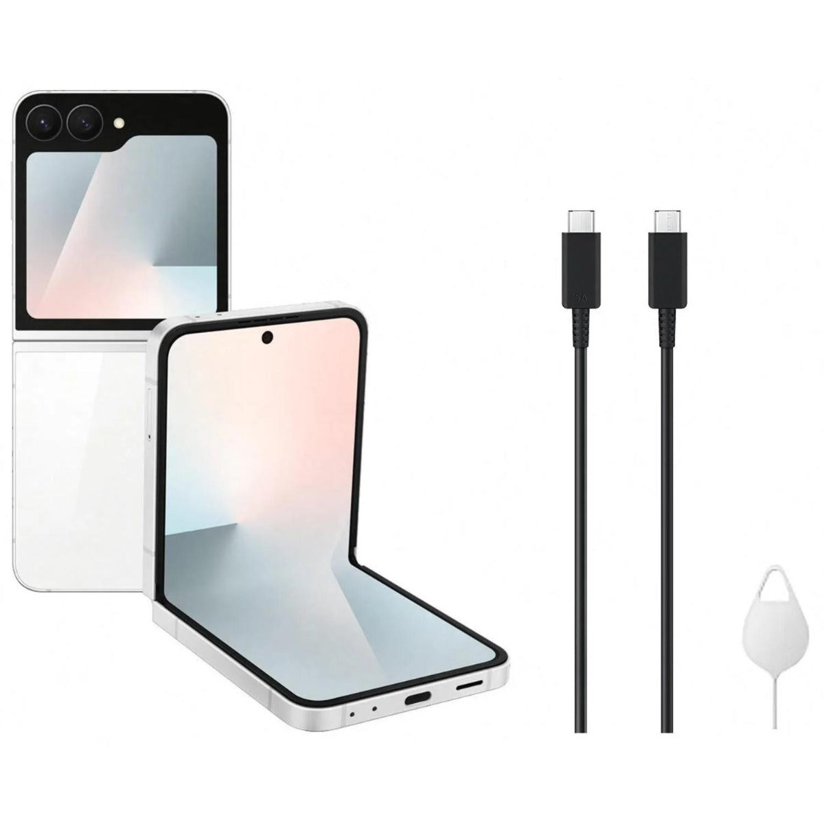 Samsung - Galaxy Z Flip7 FE 256GB - White