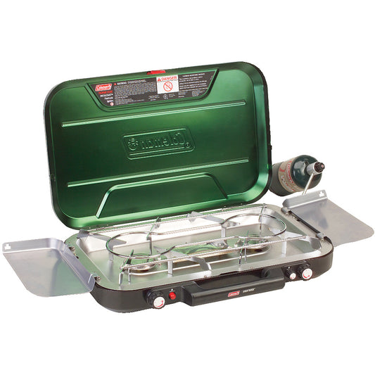 Coleman 3 Burner Eventemp Stove with Griddle & Grease Trap