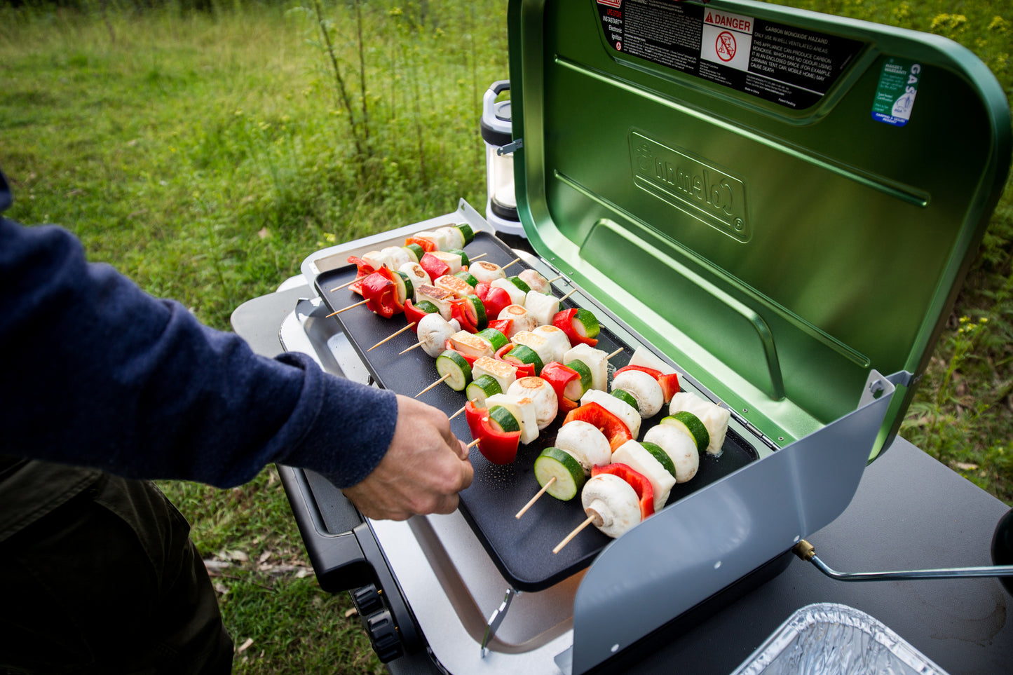 Coleman 3 Burner Eventemp Stove with Griddle & Grease Trap