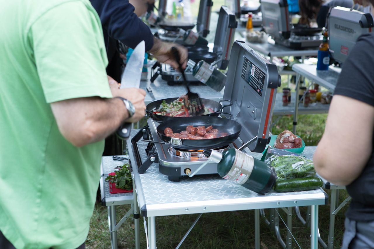 Coleman - HyperFlame Fyreknight Portable Stove - Silver