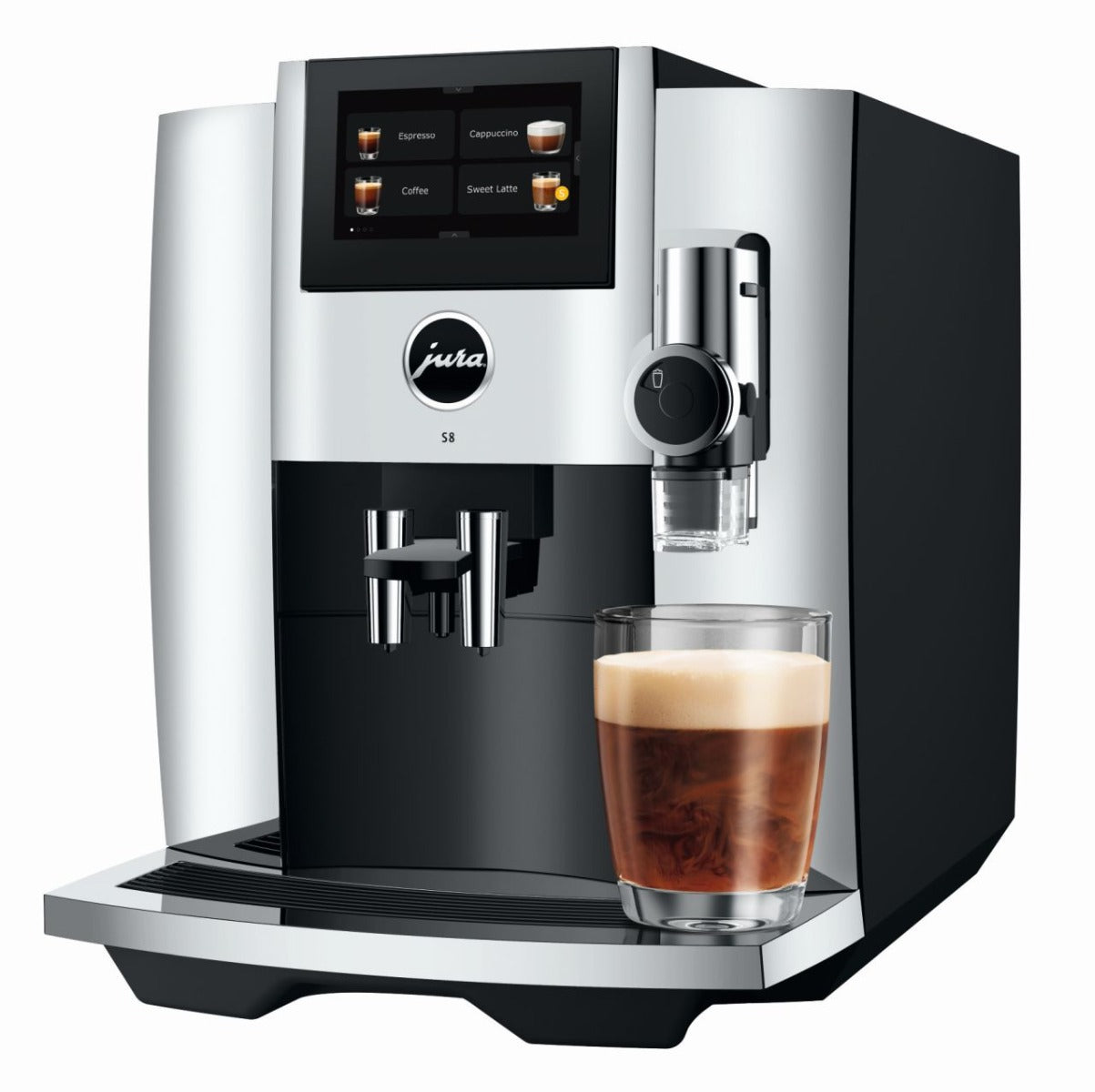 Jura - S8 Automatic Coffee Machine - Chrome (IntB)