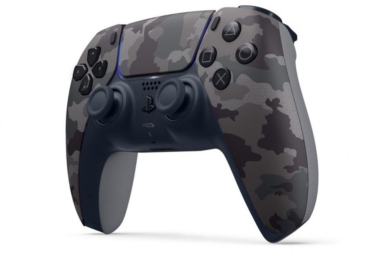 PlayStation 5 DualSense Controller - Gray Camouflage
