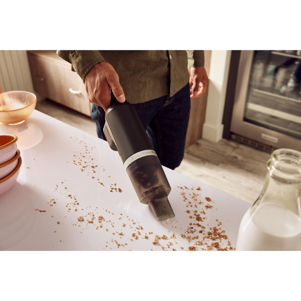 KitchenAid - Cordless Go Kitchen Vacuum Without Battery - Matte Black