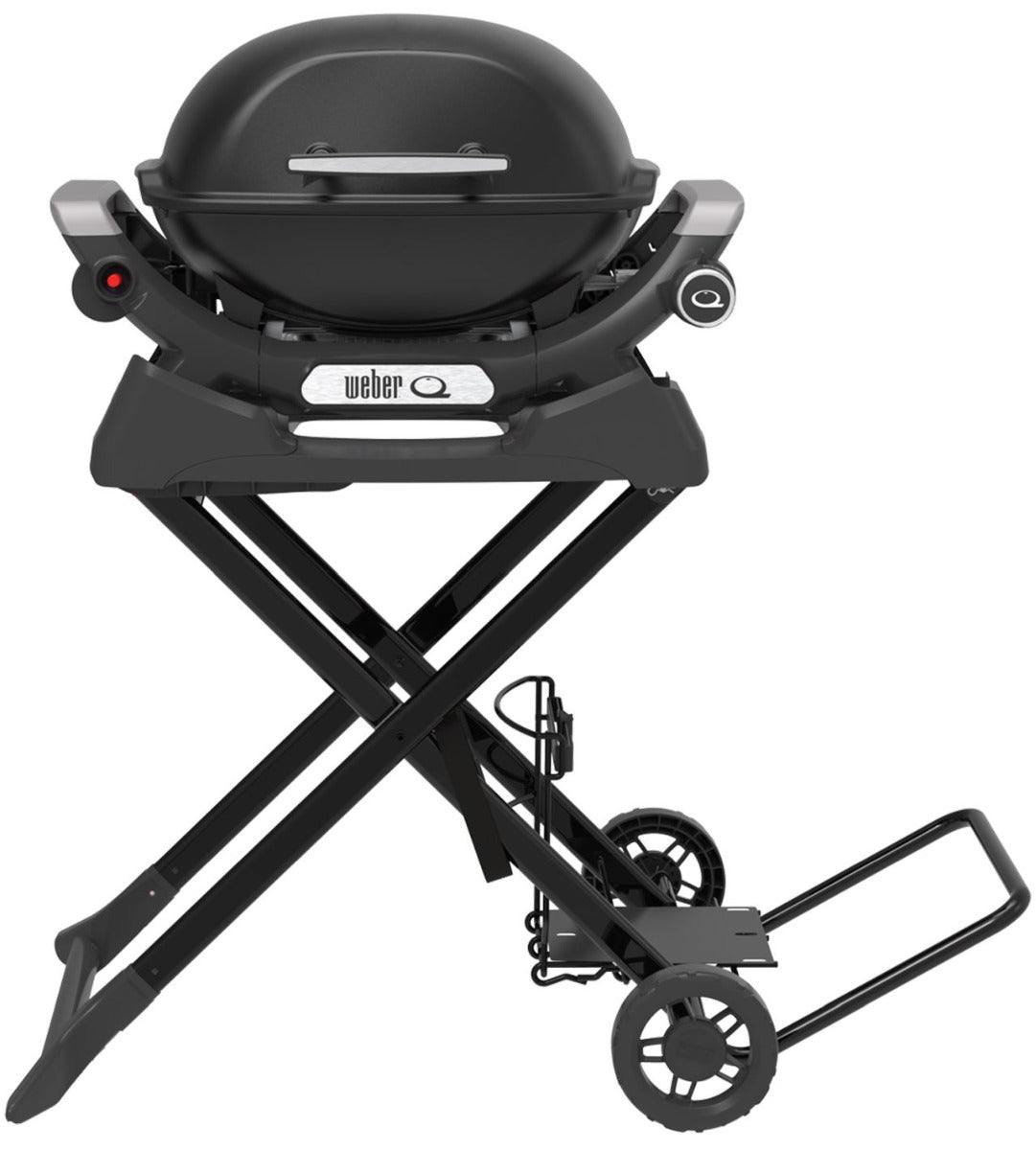 Weber - Baby Q1000N LP BBQ and Portable Cart - Midnight Black