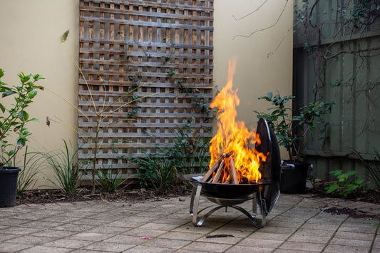 Weber - Porcelain Enamel Fireplace - Black