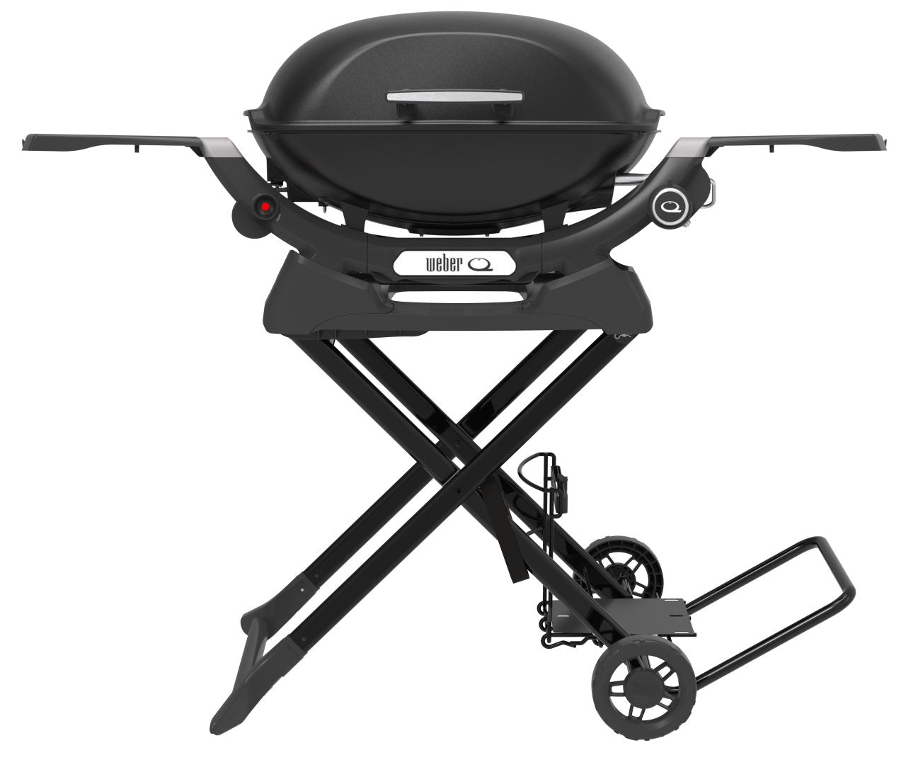 Weber - Q2000N LP BBQ and Portable Cart - Midnight Black