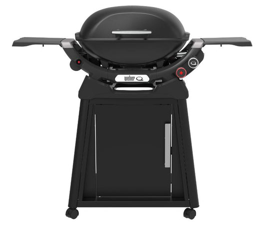 Weber - Q2600N+ NG BBQ and Premium Cart - Midnight Black