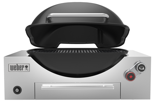 Weber - Built-in Q+ Premium (Q3600N+) LPG BBQ - Midnight Black