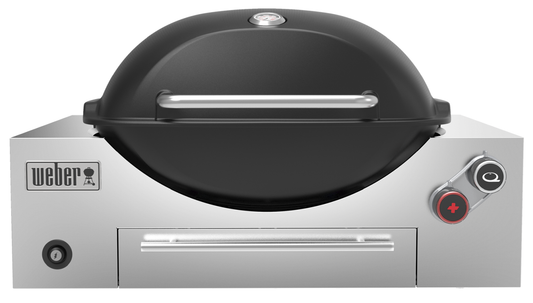Weber - Built-in Q+ Premium (Q3600N+) LPG BBQ - Midnight Black
