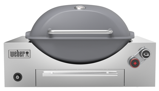 Weber - Built-in Q+ Premium (Q3600N+) NG BBQ - Smoke Grey