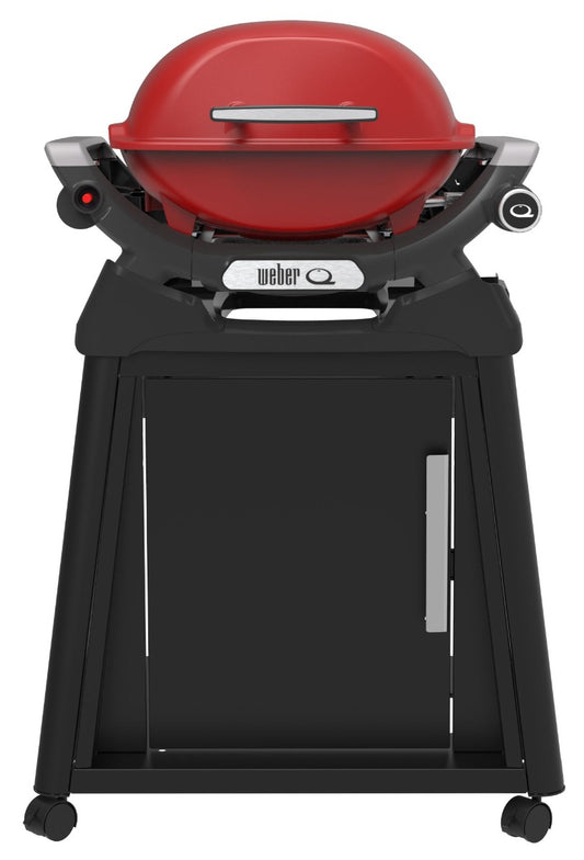 Weber - Baby Q1000N LP BBQ and Premium Cart - Flame Red