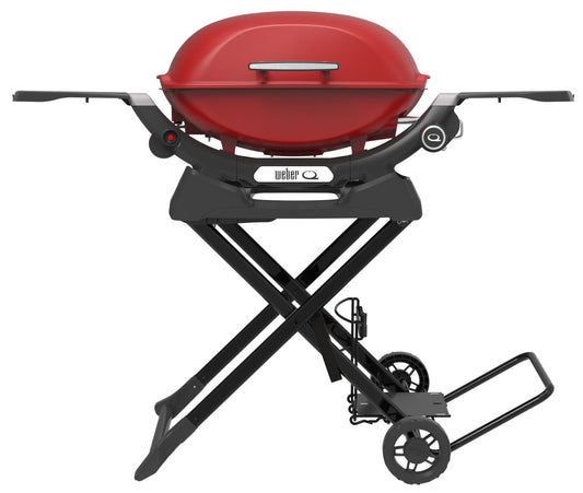 Weber - Q2000N LP BBQ and Portable Cart - Flame Red
