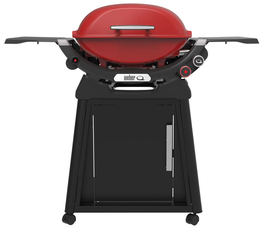 Weber - Q2600N+ LP BBQ and Premium Cart - Flame Red