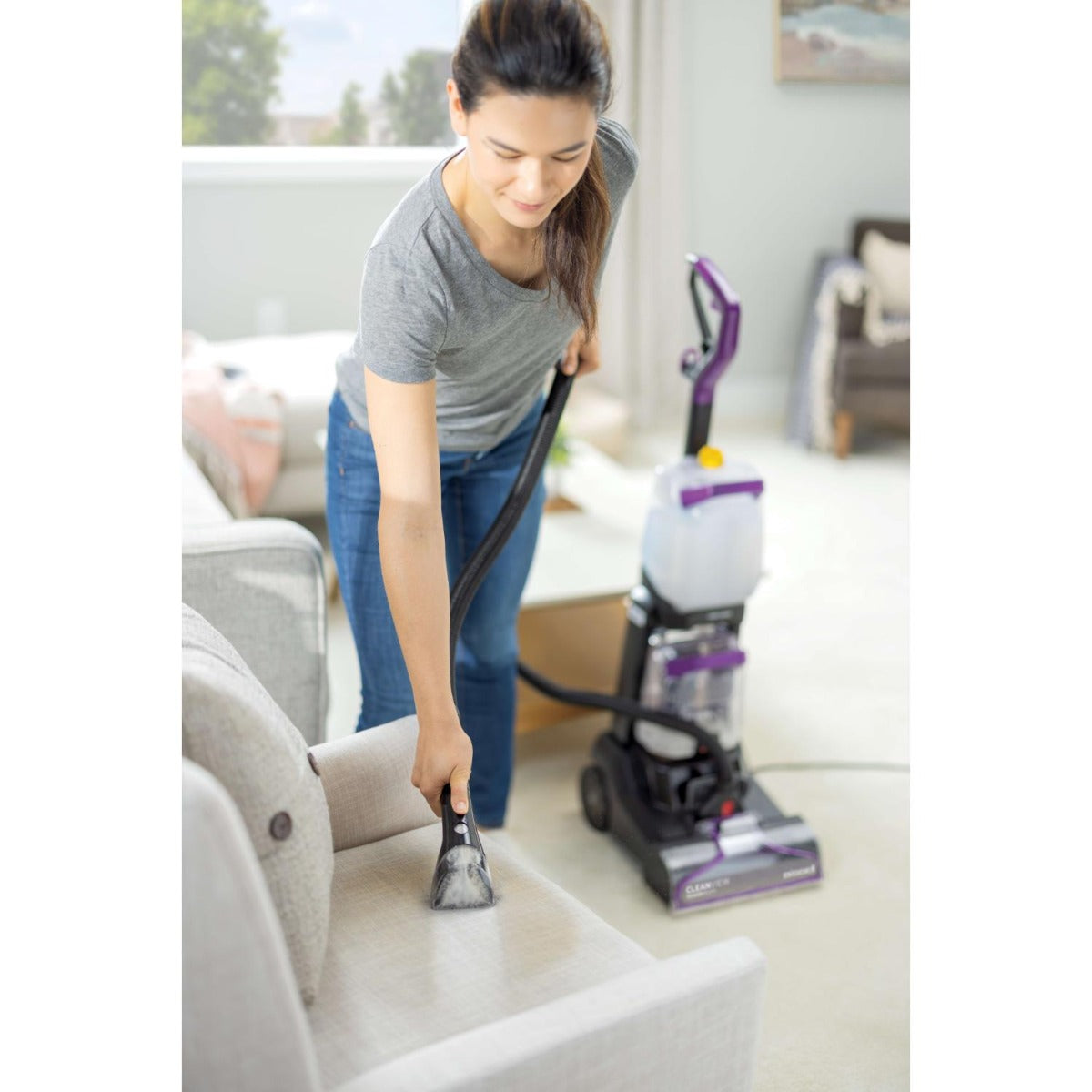 Bissell - PowerClean Max Upright Carpet & Upholstery Cleaner