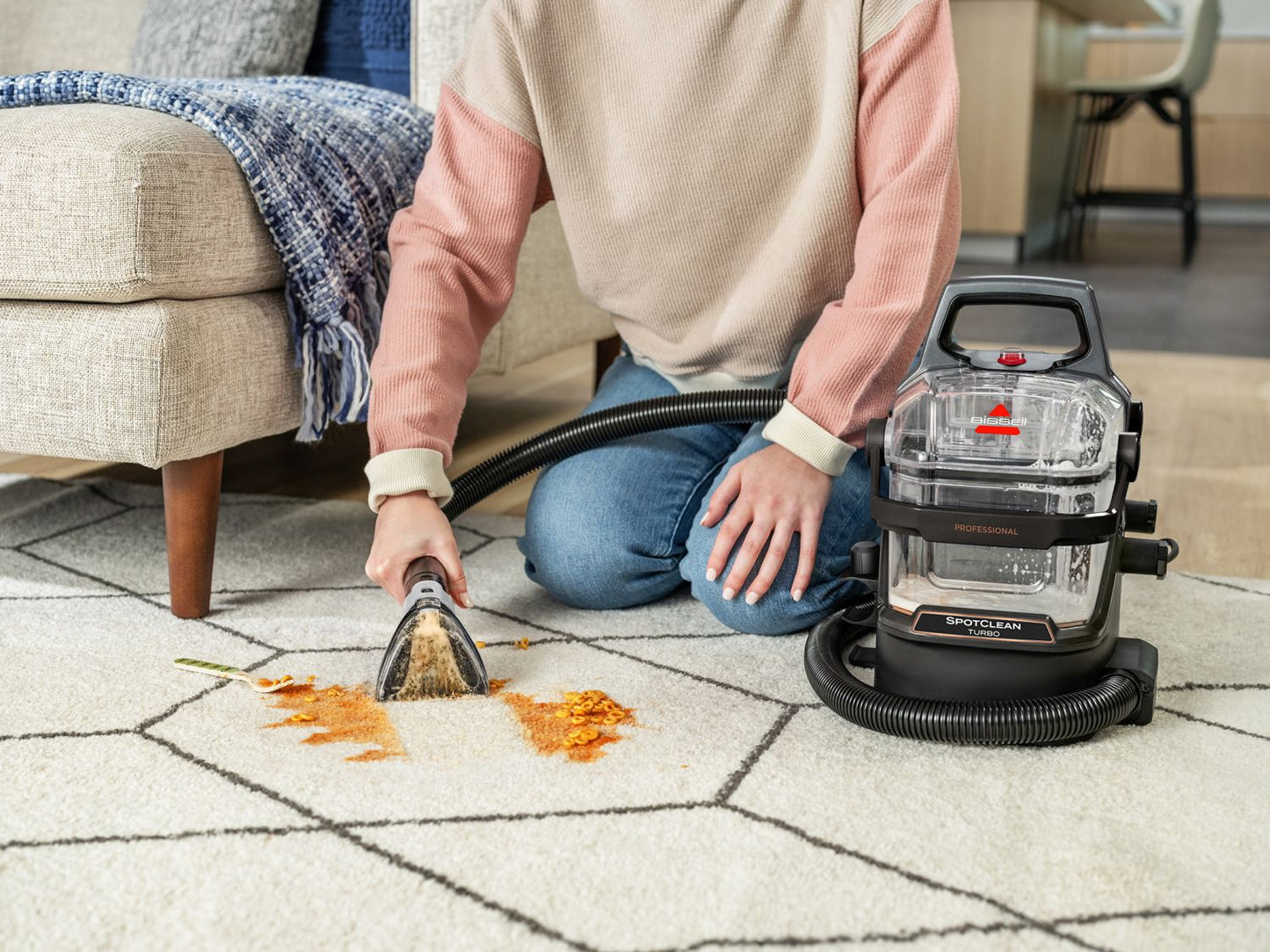 Bissell - SpotClean Turbo Professional Carpet and Upholstery Cleaner