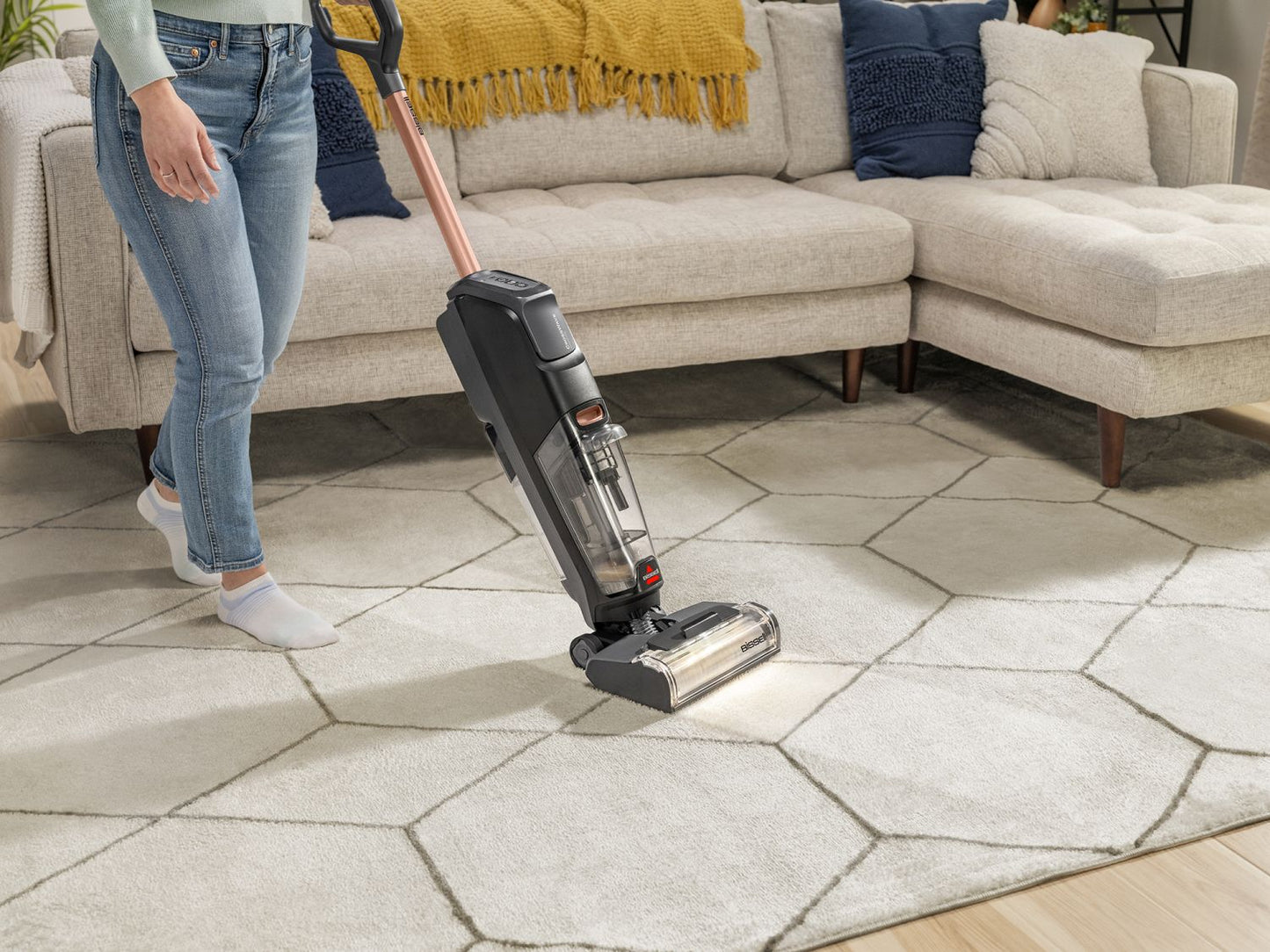 Bissell - CrossWave OmniFind Cordless Professional Vacuum & Mop