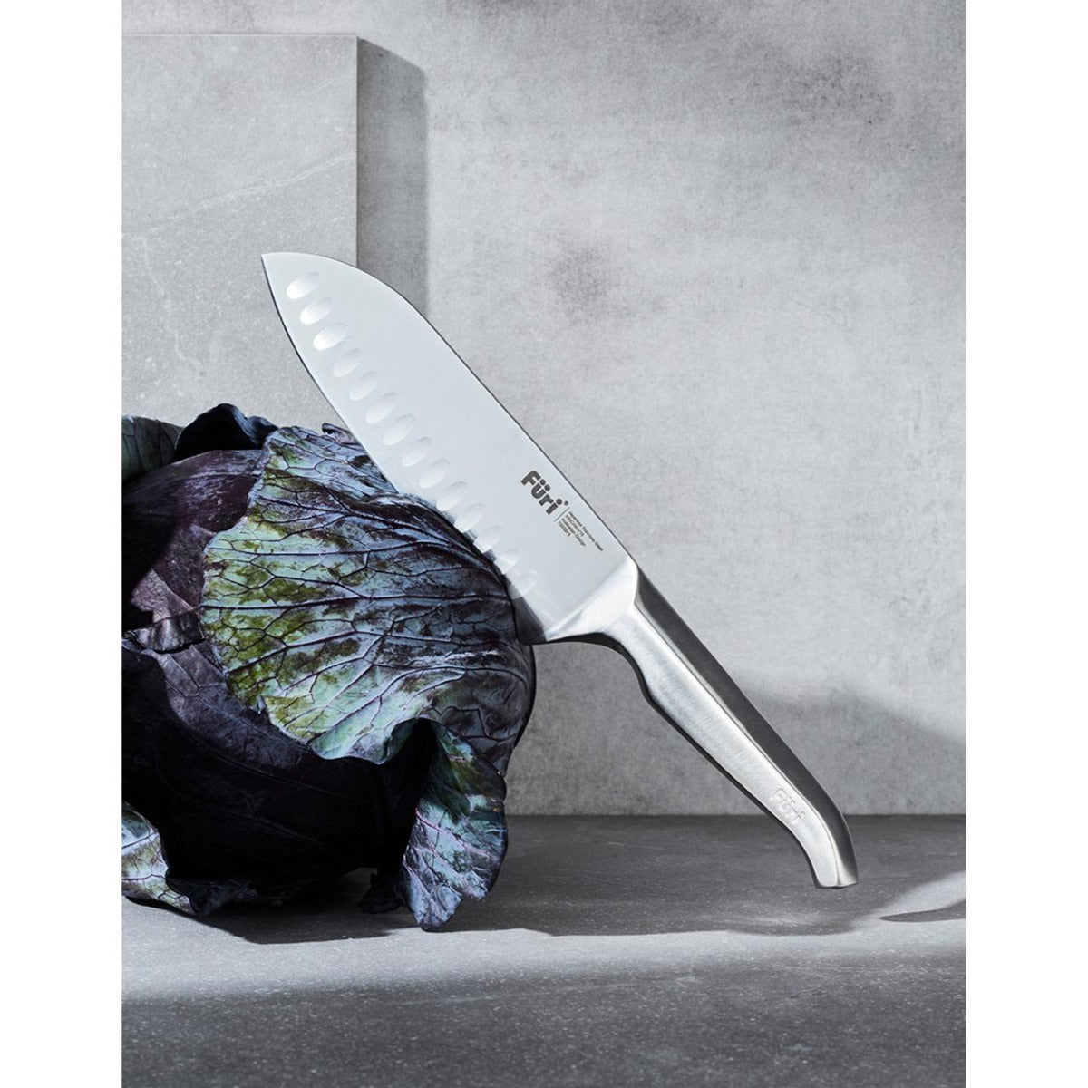 Furi - 5 Piece Wooden Knife Block Set