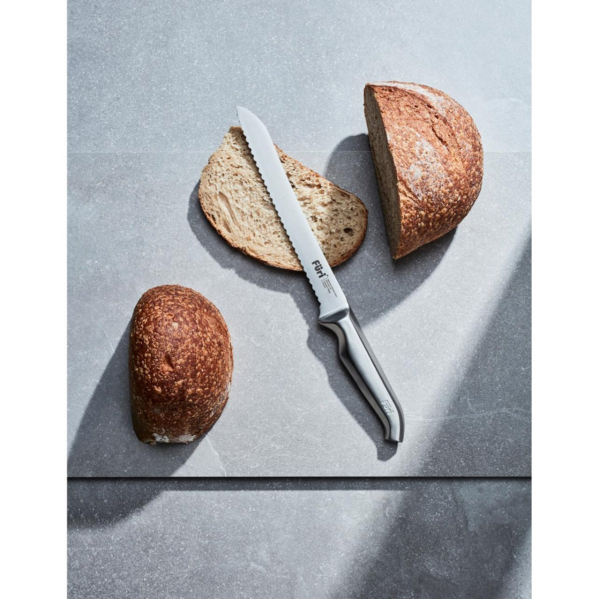 Furi - 5 Piece Wooden Knife Block Set