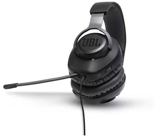 JBL - Quantum 100 Gaming Over Ear Headphones - Black