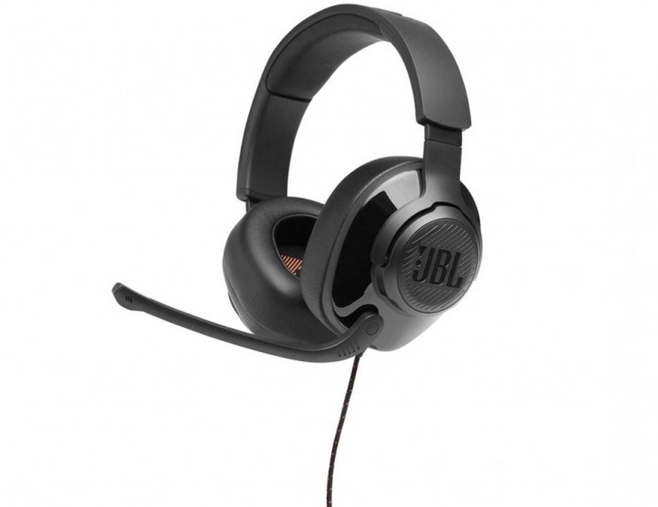 JBL Quantum 200Wired Over ear Gaming Headset with Flipup Mic - Black