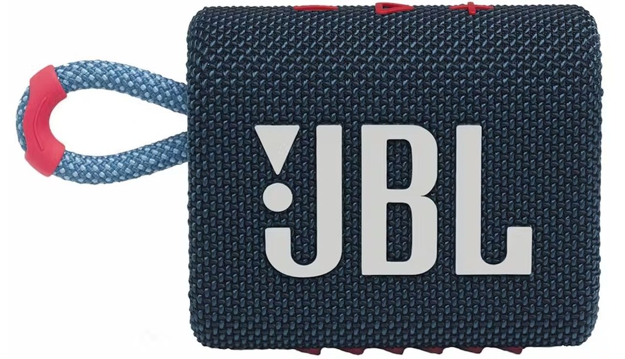 JBL GO 3 Portable Waterproof Speaker - Blue/Pink