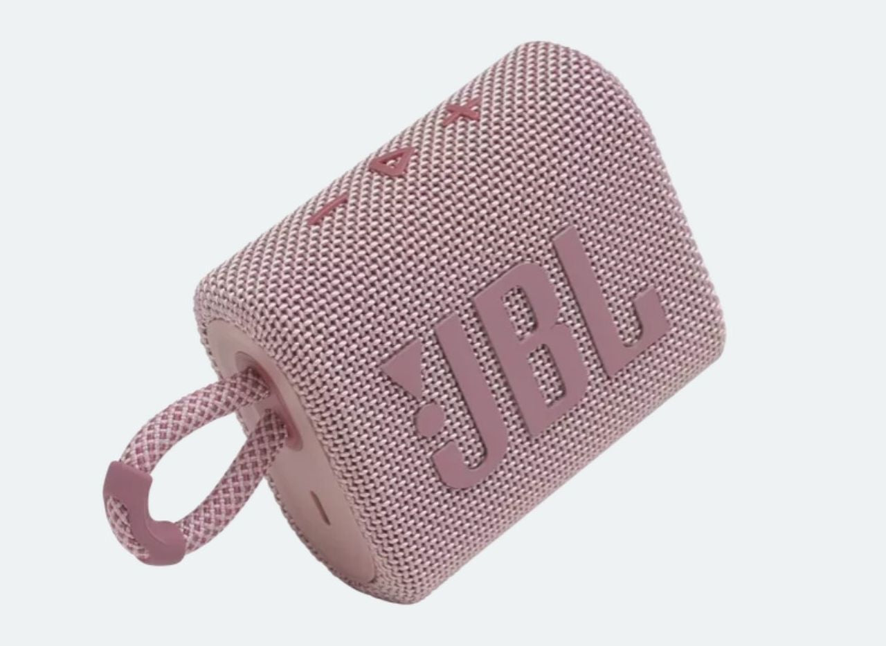 JBL GO 3 Portable Waterproof Speaker - Pink