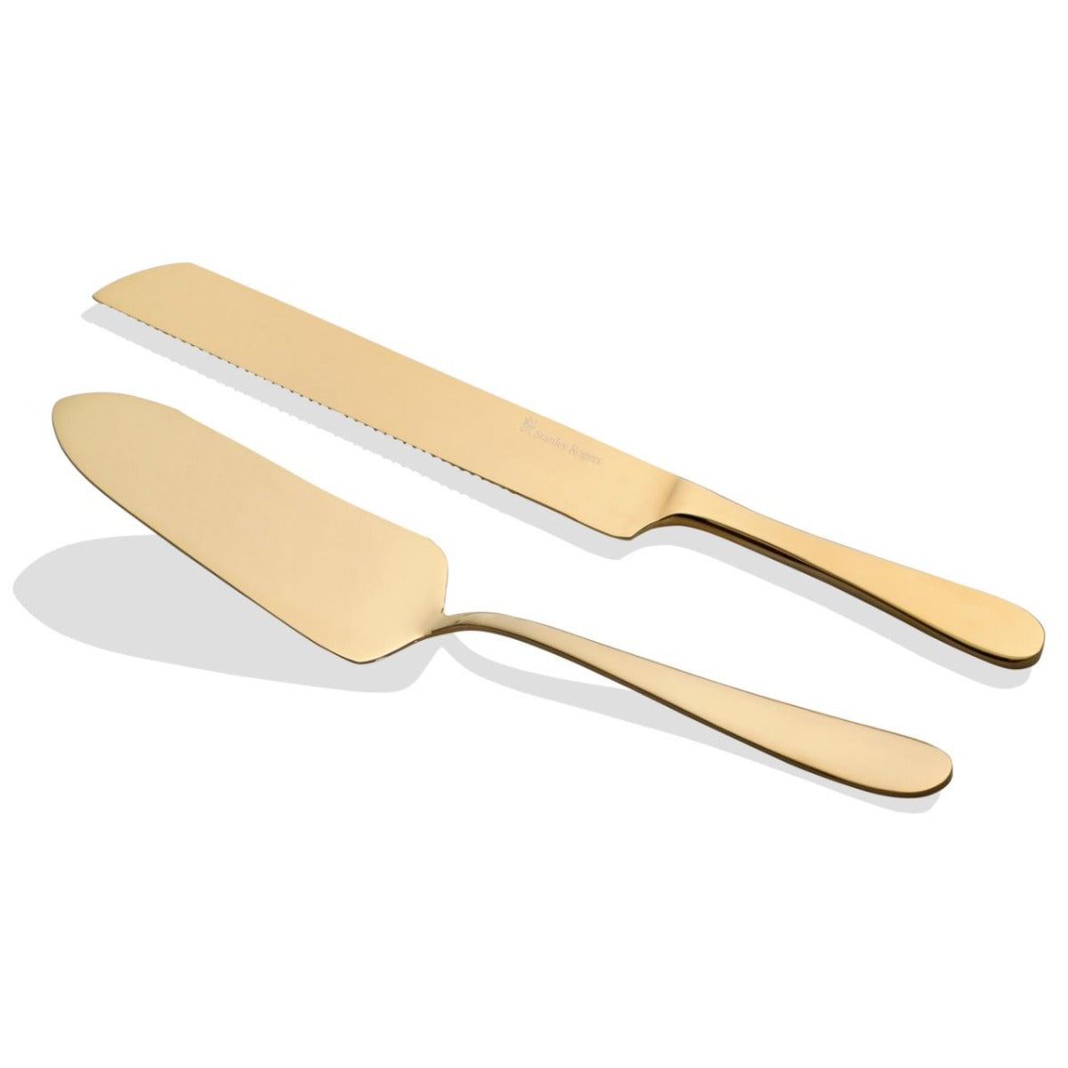 Stanley Rogers - Albany Gold Cake Knife & Server Set